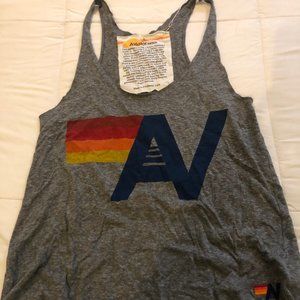 Aviator Nation Gray Tank Top